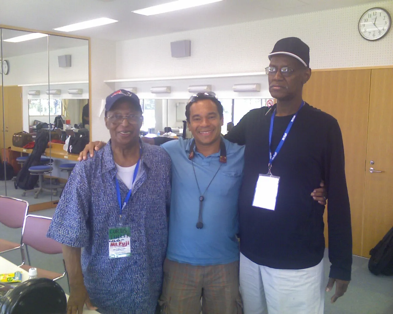 Jay Rodriguez Sierra: With Curtis Fuller and Andy McCloud in Japan.